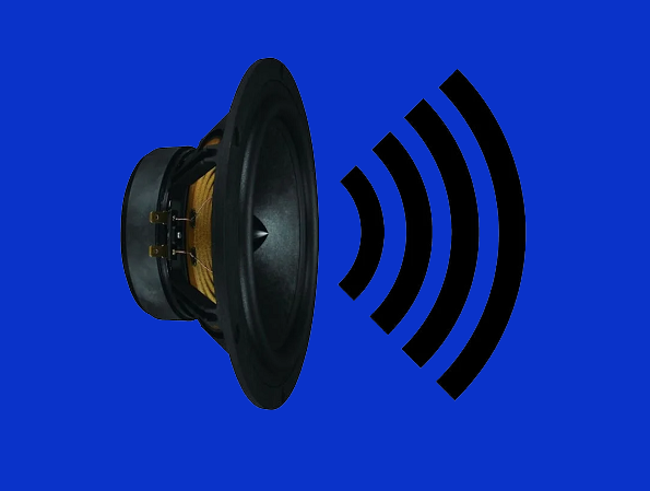 speaker and sound wave